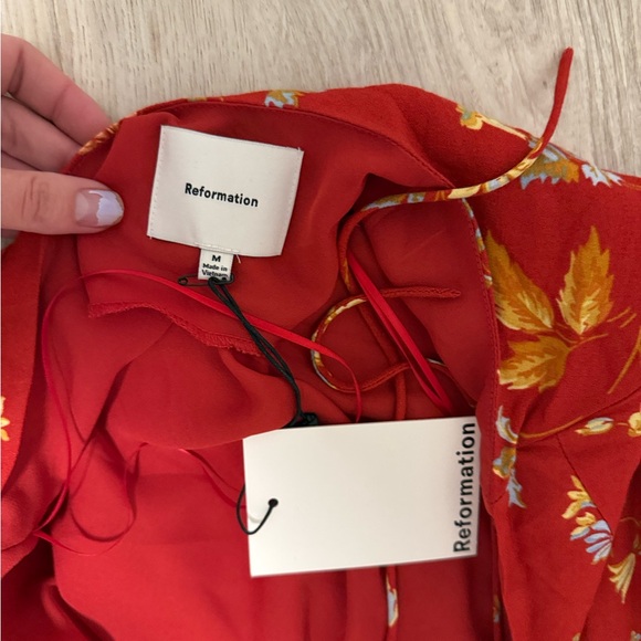 Reformation Floria Dress in Borsa - Picture 6 of 6